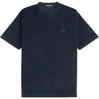 Fred Perry Relaxed Towelling Shirt – Navy