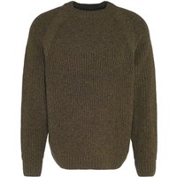 Barbour Gansey Oversized Crew Neck Jumper – Sage