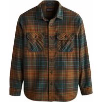 Pendleton Woolen Mills Plaid Burnside Double Brushed Flannel Shirt – Olive Rust Pendleton Woolen Mills Plaid Burnside Double Brushed Flannel Shirt – Olive Rust