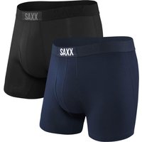 Saxx Underwear Ultra Super Soft Pack Boxer Briefs – Black and Navy Saxx Underwear Ultra Super Soft Pack Boxer Briefs – Black and Navy