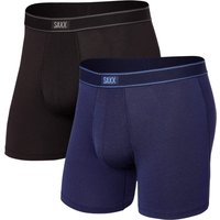 Saxx Underwear Daytripper Pack Boxer Brief – Black and Navy Saxx Underwear Daytripper Pack Boxer Brief – Black and Navy