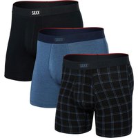 Saxx Underwear Vibe Xtra Pack Gift Box Boxer Briefs – Black and Blue Saxx Underwear Vibe Xtra Pack Gift Box Boxer Briefs – Black and Blue