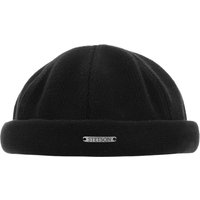 Stetson Hats Cotton Docker Beanie – Black Stetson Hats Cotton Docker Beanie – Black
