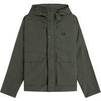 Fred Perry Cropped Fishing Parka – Field Green