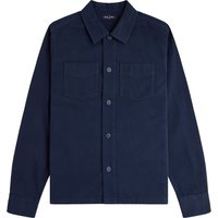 Fred Perry Twill Overshirt – Tennis Blue Fred Perry Twill Overshirt – Tennis Blue