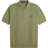 Fred Perry Pointelle Knitted Shirt – Olive Mint Fred Perry Pointelle Knitted Shirt – Olive Mint