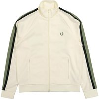 Fred Perry Two Colour Tape Track Jacket – Light Ecru Fred Perry Two Colour Tape Track Jacket – Light Ecru