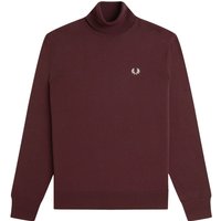 Fred Perry Roll Neck Jumper – Oxblood Fred Perry Roll Neck Jumper – Oxblood