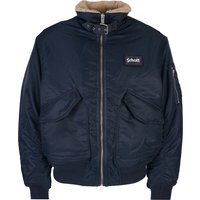 Schott NYC Airwing Bomber Jacket – Navy Schott NYC Airwing Bomber Jacket – Navy