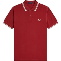 Fred Perry Twin Tipped Polo Shirt – Burnt Red Fred Perry Twin Tipped Polo Shirt – Burnt Red
