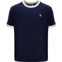 Fila Vintage Basilio Velour Shirt – Fila Navy Fila Vintage Basilio Velour Shirt – Fila Navy