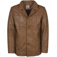 Real Hoxton Leather Reefer Jacket Real Hoxton Leather Reefer Jacket