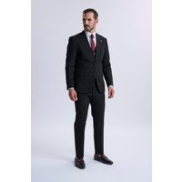Amedeo -Piece Black Suit Amedeo -Piece Black Suit