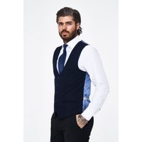 Kelvin – Navy Single Breasted Waistcoat Kelvin – Navy Single Breasted Waistcoat