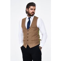 Kelvin – Oak Single Breasted Waistcoat Kelvin – Oak Single Breasted Waistcoat