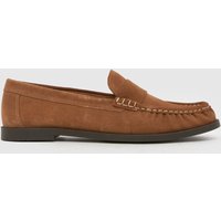 schuh Libbie Leather Loafer Flats in Tan schuh Libbie Leather Loafer Flats in Tan