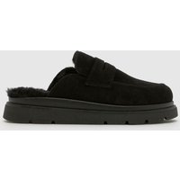 schuh Tamsin Loafer Mule Flats in Black schuh Tamsin Loafer Mule Flats in Black