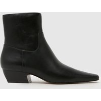 schuh Clarisse Western Heel Boots in Black schuh Clarisse Western Heel Boots in Black