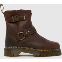 Dr. Martens Anistone Harness Ankle Boots in Dark Brown Dr. Martens Anistone Harness Ankle Boots in Dark Brown