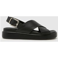 schuh Tennessee Leather Sandals in Black