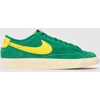 Nike Blazer Low Vintage Trainers in Green Multi