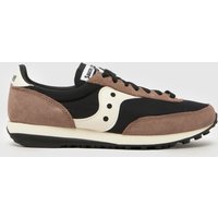 Saucony Trainer Trainers in Black & Brown Saucony Trainer Trainers in Black & Brown