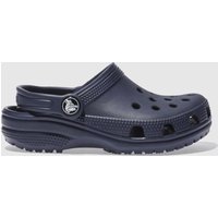 Crocs Navy Classic Clog Junior Sandals Crocs Navy Classic Clog Junior Sandals