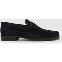 schuh Ryle Suede Loafer Shoes in Navy