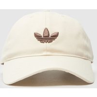 adidas Trefoil Baseball Cap in Cream, Size: OSFM adidas Trefoil Baseball Cap in Cream, Size: OSFM