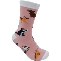Fair Trade Pink Cat Bamboo Socks – – Fair Trade Pink Cat Bamboo Socks – –