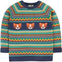 Frugi Fowey Fairisle Tiger Knitted Jumper