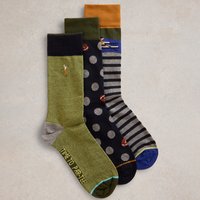 White Stuff Sporty Chap Organic Ankle Socks – Pairs