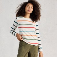 White Stuff Clara Fairtrade Long Sleeve Stripe Shirt