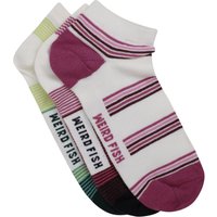 Weird Fish Loretta Trainer Socks Pack Dark Raspberry Size – Weird Fish Loretta Trainer Socks Pack Dark Raspberry Size –