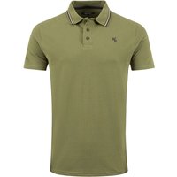 Weird Fish Dylan Organic Cotton Tipped Collar Polo Shirt Winter Green Size Weird Fish Dylan Organic Cotton Tipped Collar Polo Shirt Winter Green Size