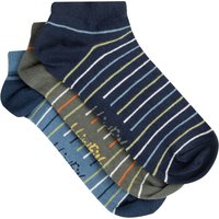 Weird Fish Rolph Trainer Socks Pack Washed Blue Size –