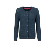 Weird Fish Avelina Pointelle Cardigan Navy Size Weird Fish Avelina Pointelle Cardigan Navy Size