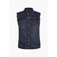 Enorsia Fit Stretch Denim Sleeveless Jacket men’s in Marine Enorsia Fit Stretch Denim Sleeveless Jacket men’s in Marine
