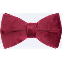 Burgundy Velvet Bow Tie