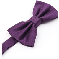 Dark Purple Dupion Bow Tie