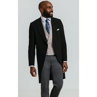 Black Slim Fit Morning Suit Tailcoat