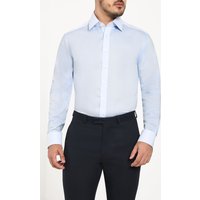 Light Blue Herringbone % Cotton Easy Care Shirt Light Blue Herringbone % Cotton Easy Care Shirt