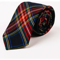 Navy Blue Tartan Tie Navy Blue Tartan Tie