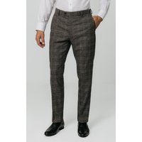 Brown Check Suit Trousers Brown Check Suit Trousers
