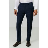 Navy Donegal Tweed Trousers Navy Donegal Tweed Trousers