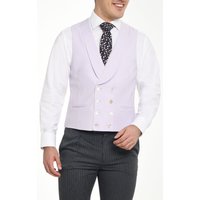 Lilac Twill Double Breasted Morning Suit Waistcoat with Shawl Lapel Lilac Twill Double Breasted Morning Suit Waistcoat with Shawl Lapel
