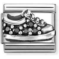 Nomination Classic Silver Black Sneaker Charm Nomination Classic Silver Black Sneaker Charm