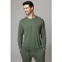 Mens Pack Lazy Panda Bamboo Loungewear Selection Long Sleeved Top Olive Green Medium Mens Pack Lazy Panda Bamboo Loungewear Selection Long Sleeved Top Olive Green Medium