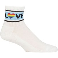 Gumball Poodle Pair Love Cotton Gym Socks Multi One Size Gumball Poodle Pair Love Cotton Gym Socks Multi One Size