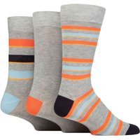 Mens Pair Glenmuir Patterned Bamboo Socks Stripes Light Grey – Mens Pair Glenmuir Patterned Bamboo Socks Stripes Light Grey –